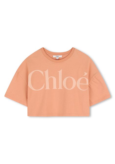 T-shirt con logo CHLOE' KIDS | C2085943A
